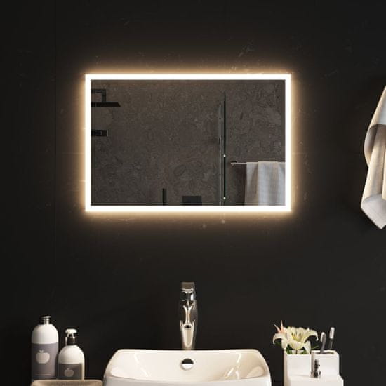 Vidaxl Koupelnové zrcadlo s LED osvětlením 60 x 40 cm