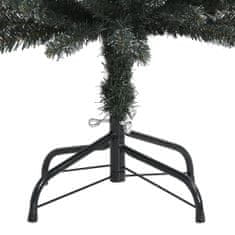 Greatstore Umělý úzký vánoční stromek se stojanem zelený 150 cm PVC