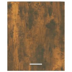 Greatstore Závěsná skříňka kouřový dub 50 x 31 x 60 cm kompozitní dřevo