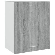 Greatstore Závěsná skříňka šedá sonoma 50 x 31 x 60 cm kompozitní dřevo