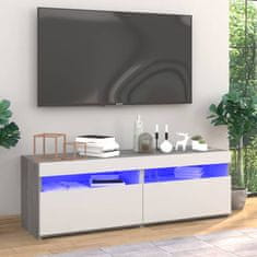 Vidaxl TV skříňky s LED osvětlením 2 ks šedé sonoma 60 x 35 x 40 cm