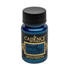 Cadence Metalická barva na textil Dora Textile - tmavě modrá / 50 ml