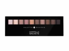 Gabriella Salvete 12g palette 10 shades, 02 nude, oční stín