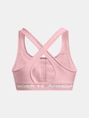 Under Armour Podprsenka UA Crossback Mid Bra-PNK XS