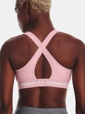 Under Armour Podprsenka UA Crossback Mid Bra-PNK XS