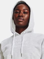 Under Armour Mikina Essential Script Hoodie-WHT L