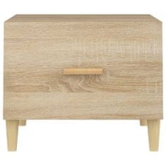 Vidaxl Konferenční stolek dub sonoma 50 x 50 x 40 cm kompozitní dřevo