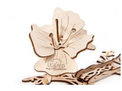 InnoVibe Ugears 3D puzzle - Motýl s květinou 168 dílků