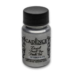 Cadence Akrylové barvy Dora Metallic 50 ml, stříbrná