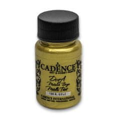 Cadence Akrylové barvy Dora Metallic 50 ml, zlatá