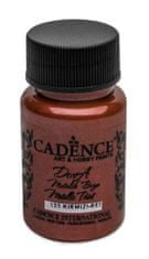 Cadence Akrylové barvy Dora Metallic 50 ml, červená