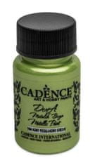 Cadence Akrylové barvy Dora Metallic 50 ml, světle zelená