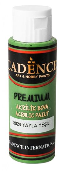 Cadence Akrylová barva Premium - zelená / 70 ml