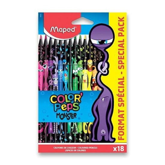 Maped Pastelky Color´ Peps Monster 18 ks