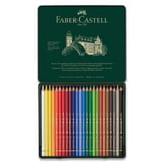 Faber-Castell Pastelky Polychromos plechová krabička, 24 barev