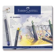 Faber-Castell Pastelky Goldfaber 114748 plechová krabička, 48 barev