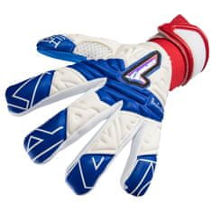 Rinat Brankářské rukavice FIERA GK ALPHA bílá/modrá/červená Velikost rukavic: 8