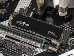 Crucial P3 Plus SSD disk, 1 TB, M.2 80mm, PCI-e 4.0 x4 NVMe, 3D NAND (CT1000P3PSSD8)