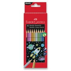 Faber-Castell Pastelky 10 barev, metalické