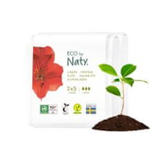 ECO by Naty Vložky slipové, super-cestovní balení (2x5 ks)