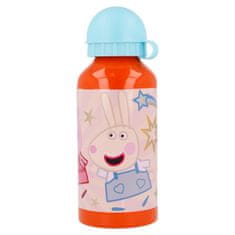 Stor Hliníková láhev na pití PEPPA PIG, 400ml, 41234