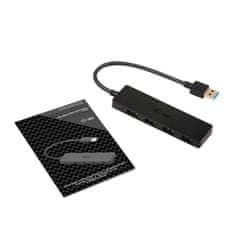 USB 3.0 SLIM HUB 4 Port passive - Black