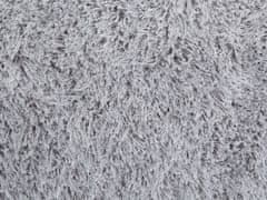 Beliani Koberec Shaggy 140 x 200 cm šedý CIDE