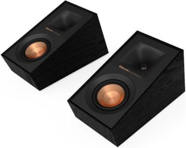 kvalitní elegantní výkonné centrální reproduktory klipsch r-40sa z MDF vysoce kvalitní zvuk skvělý výkon pro silné basy moderní design dolby atmos