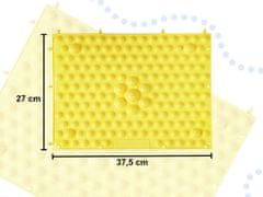 Aga Masážní smyslová podložka Žlutá