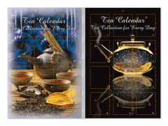 Růžová čajovna - PT Čajový adventní kalendář černo-modrý, 24 nálevových sáčků, 46g