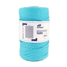 Leviatan MACRAME ŠŇŮRA 3MM / 200M JASNĚ MODRÁ