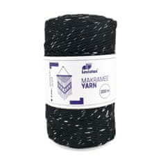 Leviatan MACRAME STRING 3MM / 200M STŘÍBRNÝ LUNÁRNÍ PRACH