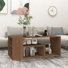 Vidaxl Konferenční stolek hnědý dub 100 x 50 x 40 cm kompozitní dřevo