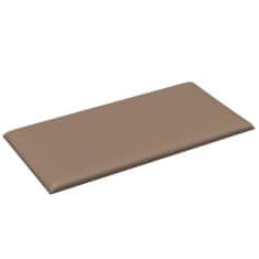 Vidaxl Nástěnné panely 12 ks cappuccino 60 x 30 cm umělá kůže 2,16 m²