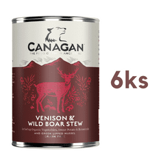 Canagan zvěřina, kanec 6 x 400g