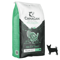 Canagan Canagan psí krmivo Small Breed Free Run Turkey Dental 6 kg