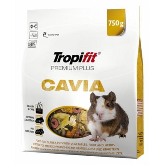 TROPIFIT Krmivo pro hlodavce 750g Cavia premium plus (morče)