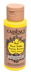 Cadence Textilní barva Style Matt Fabric - citrónová / 50 ml