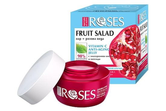 ELLEMARE Krém gelový denní pleťový ROSES Anti Age Pomegranate Hyaluronic Acid Vitamin C 50ml
