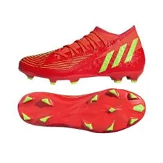 Adidas Kopačky červené 44 2/3 EU Predator EDGE3 FG M