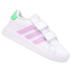 Adidas Boty bílé 26.5 EU Grand Court 20 CF