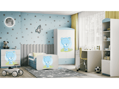 Kocot kids Dětská skříň Babydreams 90 cm medvídek modrá