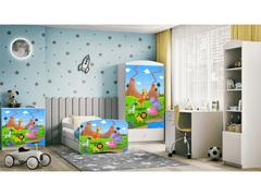 Kocot kids Dětská skříň Babydreams 90 cm safari bílá