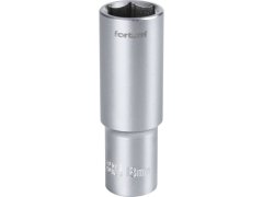 Fortum Hlavice nástrčná (4700518) hlavice nástrčná prodloužená, 1/2&quot;, 18mm, L 77mm, 61CrV5