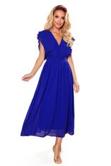 Numoco Dámské šaty 367-2 YANA - NUMOCO královská modrá XL