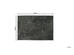 Beliani Koberec shaggy 160 x 230 cm tmavě šedý EVREN