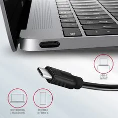 AXAGON HMC-5G2, USB 10Gbps hub, porty 2x USB-A, 2x USB-C, HDMI 4k/60, PD 100W, kabel USB-C 13cm