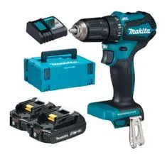 Makita DDF485RAJ bezuhlíkový šroubovák Li-ion LXT 18V/2,0 Ah, Makpac