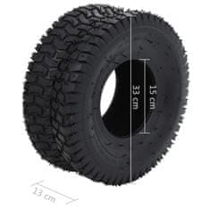 Vidaxl Pneumatiky pro kolečko 2 ks 15 x 6.00-6 4PR guma