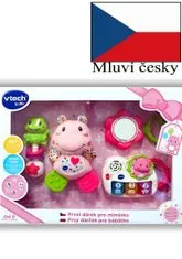 Vtech Sada První dárek pro miminko CZ - růžový